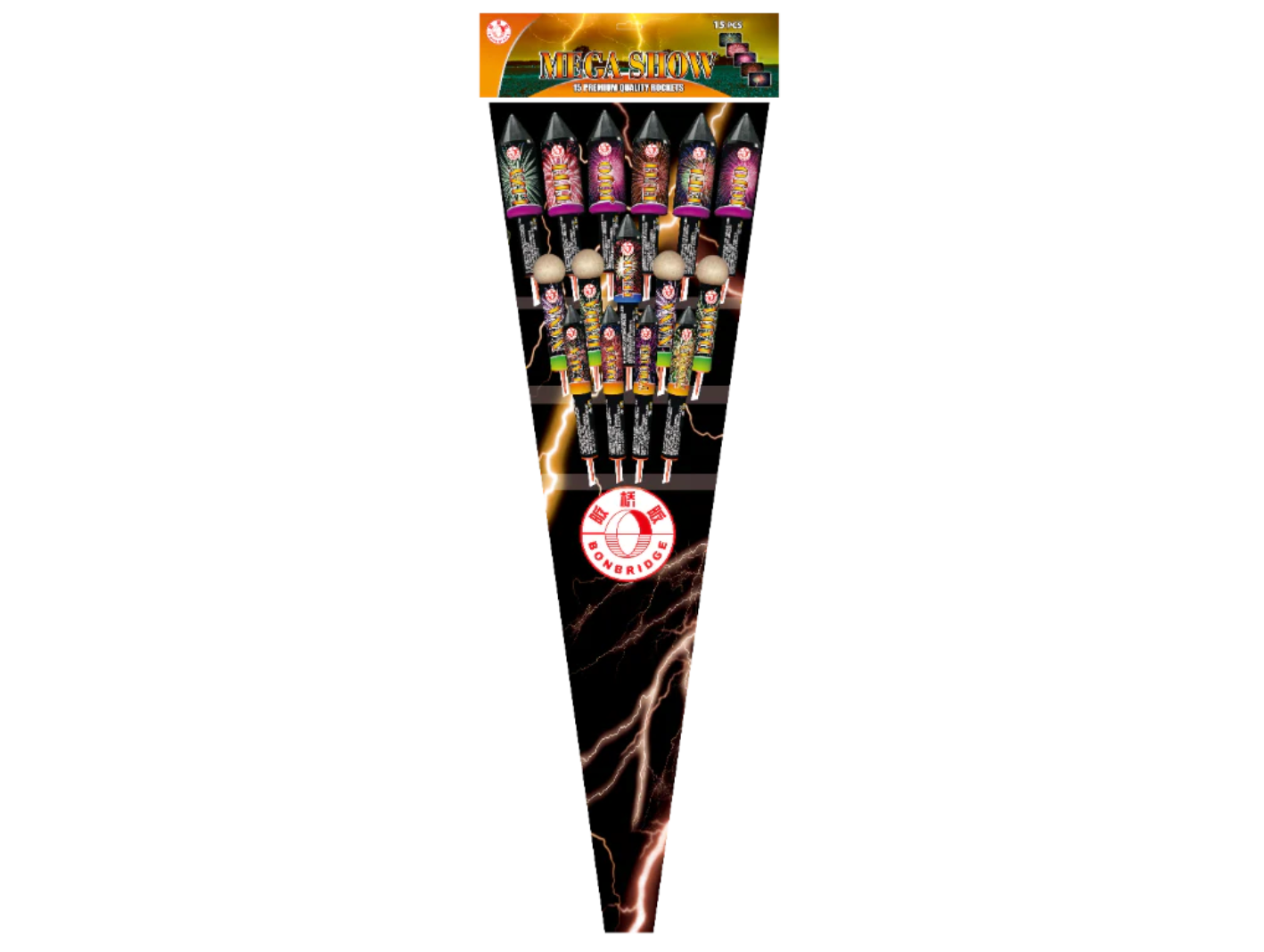 Mega Rocket Show - 15 pijlen