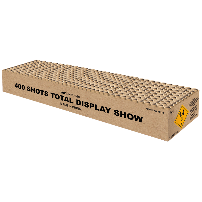 400 SHOTS total display show